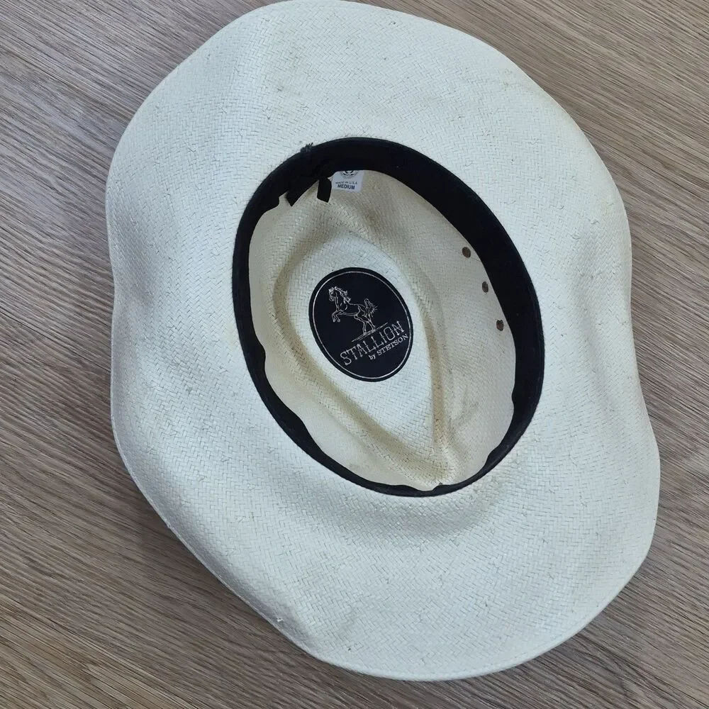 STETSON Grant 10X Cowboy Western Hat Embroidered Adult Medium Village Vented